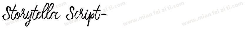 Storytella Script字体转换